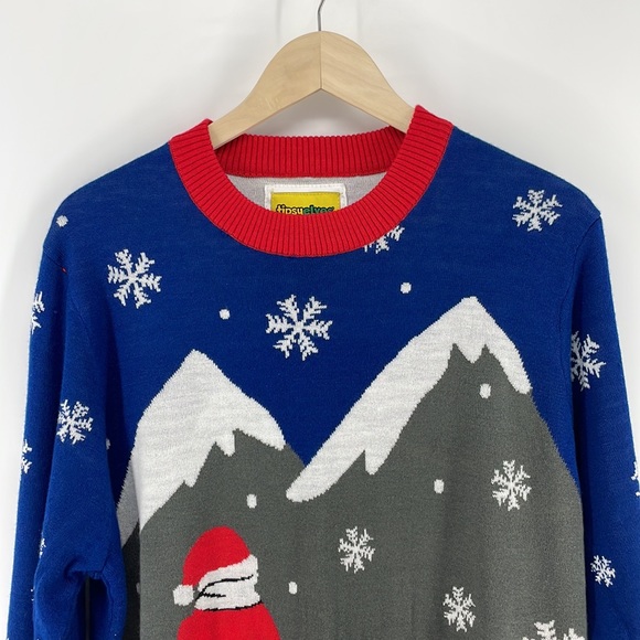 Tipsy Elves Sweaters Tipsy Elves Santa Peeing On Snowman Ugly